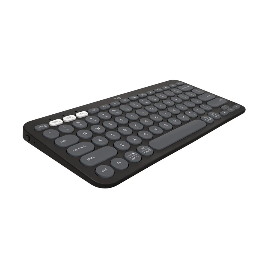 Logitech Pebble Keys 2 K380S Bluetooth Multi Device Tonal Graphite Keyboard