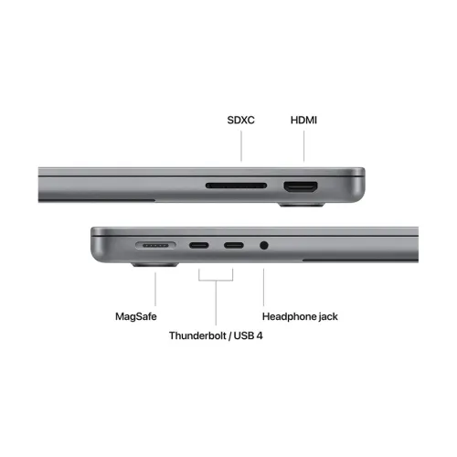 Apple MacBook Pro 14 inch M3 Chip Liquid Retina Display 8GB RAM 512GB SSD Space Gray