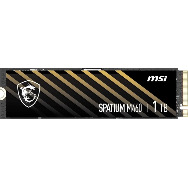 MSI SPATIUM M460 1TB PCIe Gen4.0 NVMe M.2 2280 SSD