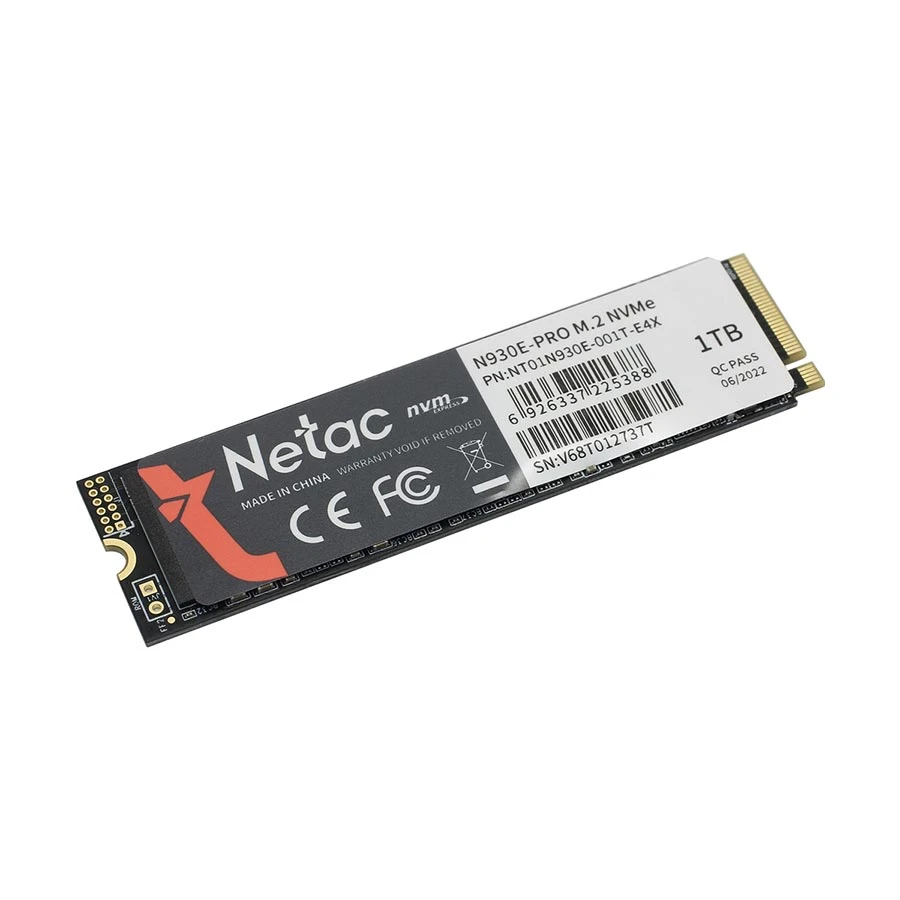 Netac N930E PRO 1TB M.2 2280 PCIe 3.0 x4 NVMe 1.3 SSD