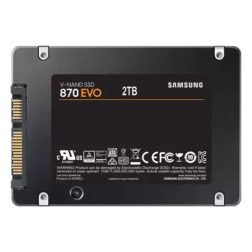 Samsung 870 EVO 2TB 2.5 Inch SATA III Internal SSD