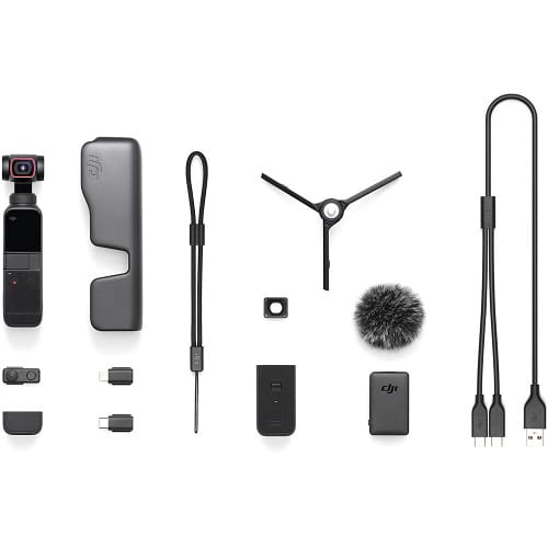 DJI Osmo Pocket 2 Creator Combo 3 Axis Gimbal Stabilizer Action Camera