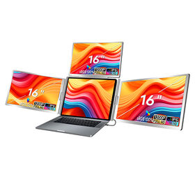 Portable Quad Monitor –Full HD (Triple Screen Extension for Laptop)