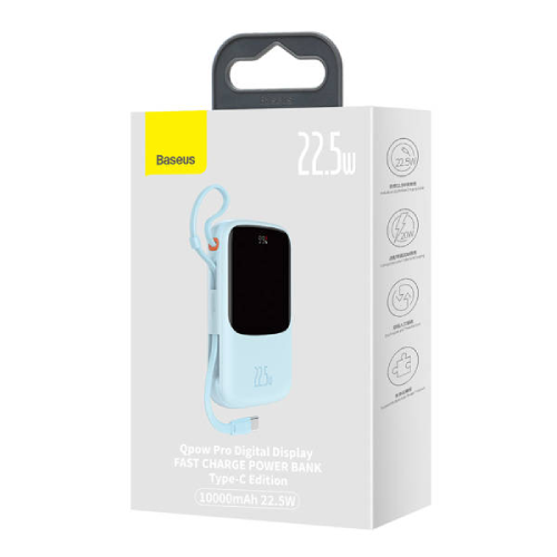 Baseus Qpow Pro 10000mAh 22.5W Digital Display Fast Charge Type-C Power Bank