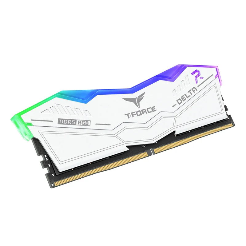 TEAM T-FORCE DELTA RGB WHITE 16GB DDR5 5600MHz CL36 Desktop Ram