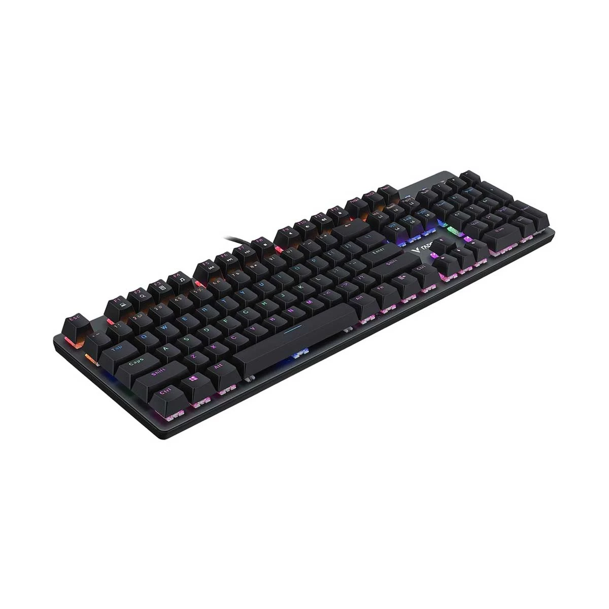Rapoo V500SE Mix-colored Backlit Wired Black Mechanical Gaming Keyboard