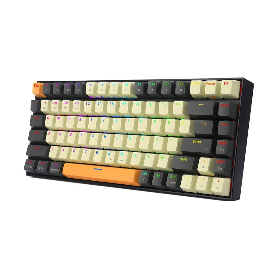 Redragon K629 Phantom Pro RGB (Huano Red Switch) Bluetooth Black Gaming Keyboard