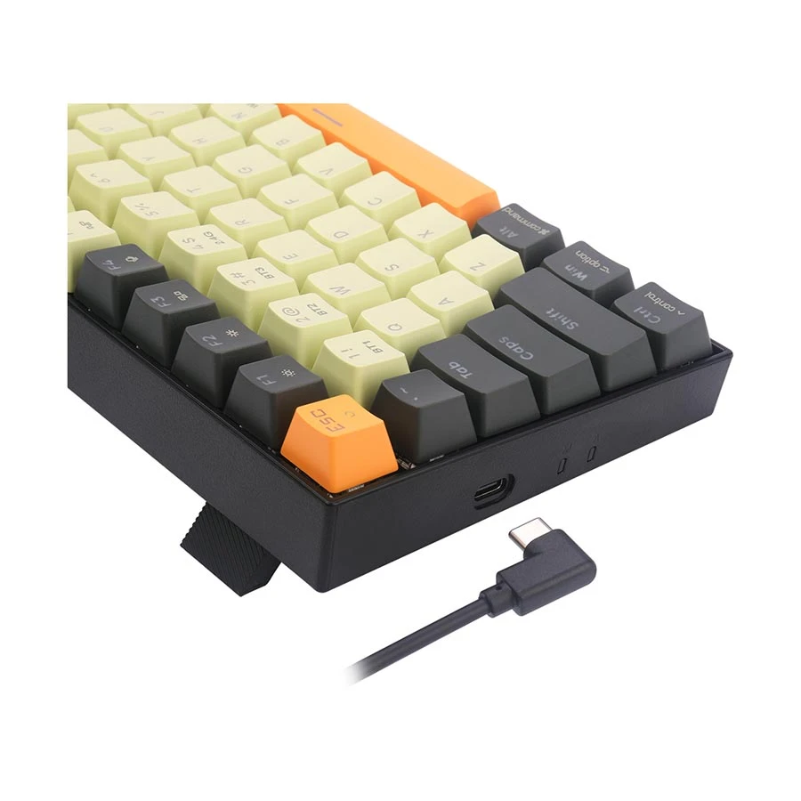 Redragon K629 Phantom Pro RGB (Huano Red Switch) Bluetooth Black Gaming Keyboard