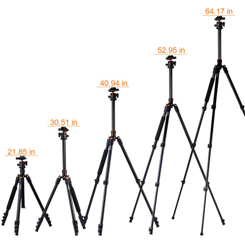 K&amp;F Concept SA234 Aluminum DSLR Camera Tripod with Ball Head
