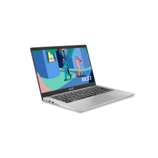 MSI Modern 14 C12MO Intel Core I3-1215U 12thGen 16GB DDR4 3200MHz RAM 512GB NVMe PCIe Gen3 SSD 14 Inch FHD Urban Silver Laptop