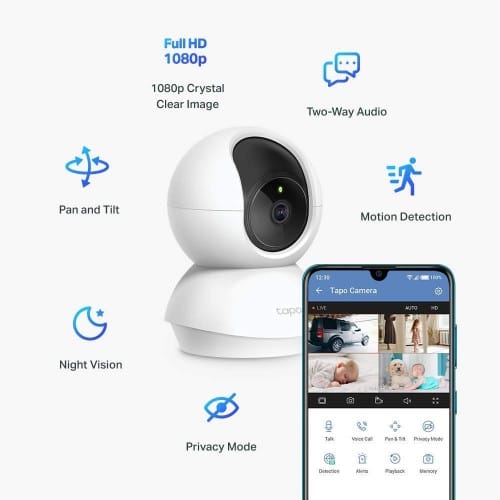 TP-Link Tapo C200 2MP Home Security Wi-Fi IP Camera