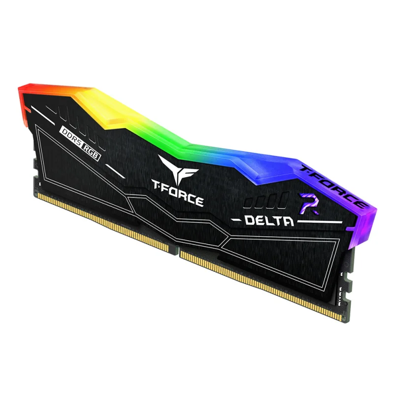 TEAM T-FORCE DELTA RGB BLACK 16GB DDR5 7000MHz CL34 Desktop Ram
