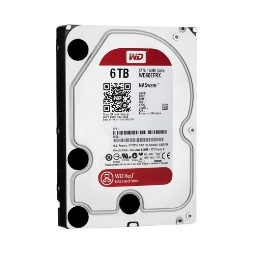 Western Digital WD60EFRX 6TB 3.5" RED internal Hard Disk