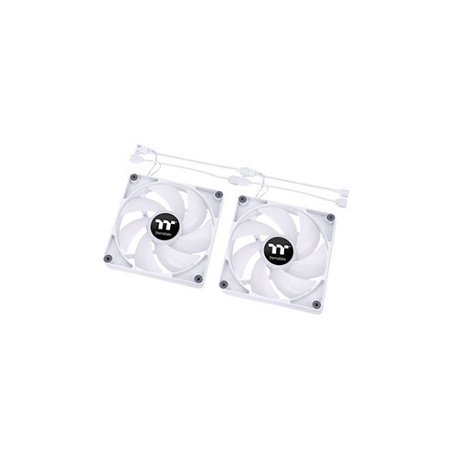 THERMALTAKE CT120 ARGB SYNC PC COOLING CASE FAN WHITE (2-FAN PACK)