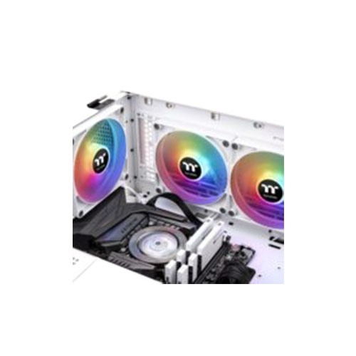 THERMALTAKE CT120 ARGB SYNC PC COOLING CASE FAN WHITE (2-FAN PACK)