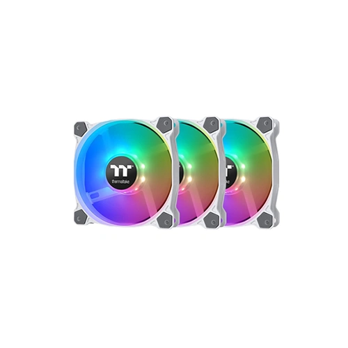 THERMALTAKE PURE 12 ARGB SYNC RADIATOR FAN WHITE TT PREMIUM EDITION (3-FAN PACK)