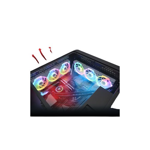 THERMALTAKE SWAFAN EX12 ARGB SYNC PC COOLING FAN WHITE (3-FAN PACK)