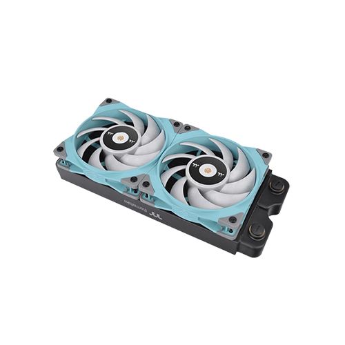 THERMALTAKE TOUGHFAN 12 TURQUOISE HIGH STATIC PRESSURE RADIATOR FAN (SINGLE FAN PACK)
