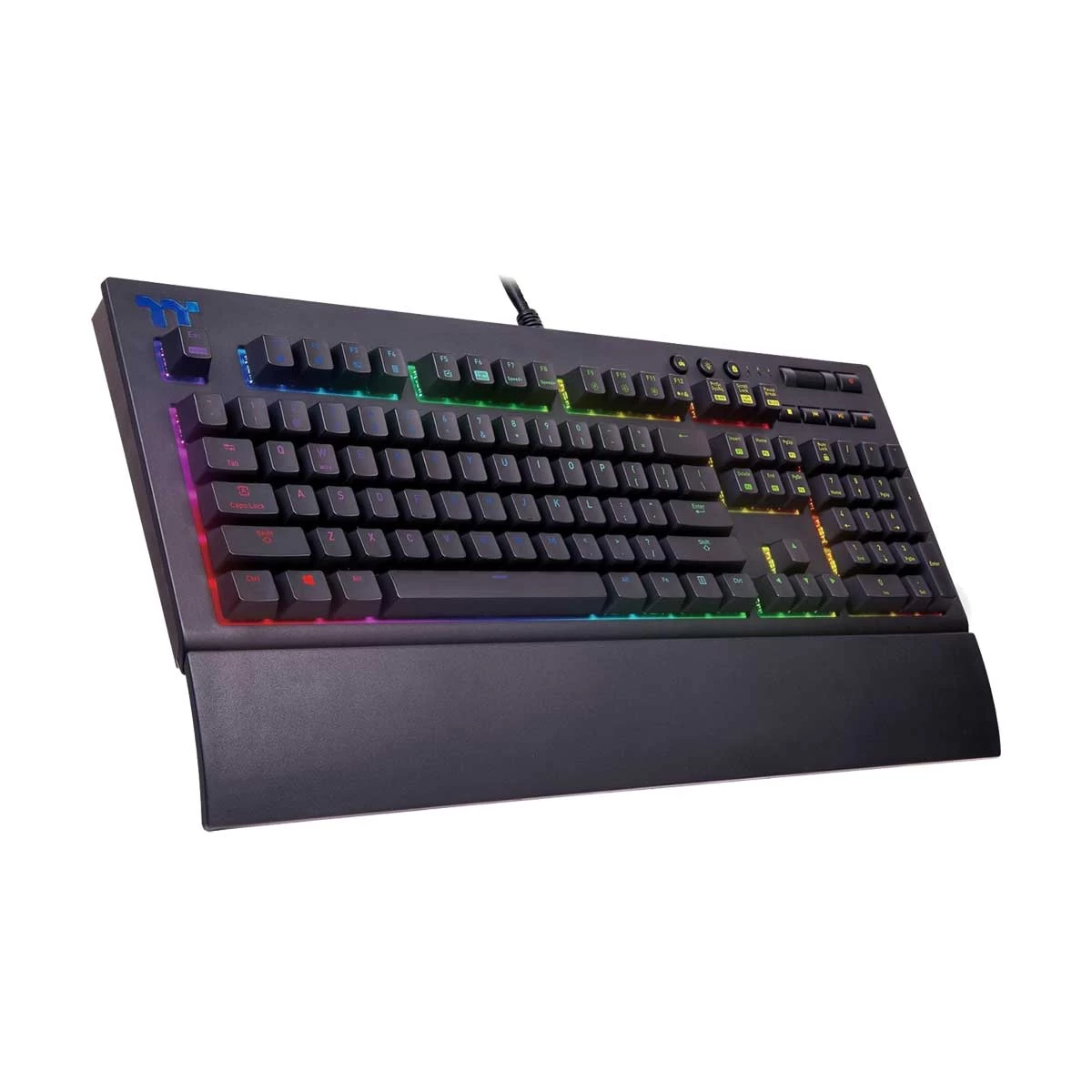 Thermaltake TT Premium X1 RGB Cherry MX Blue Wired Gaming Mechanical Black Keyboard
