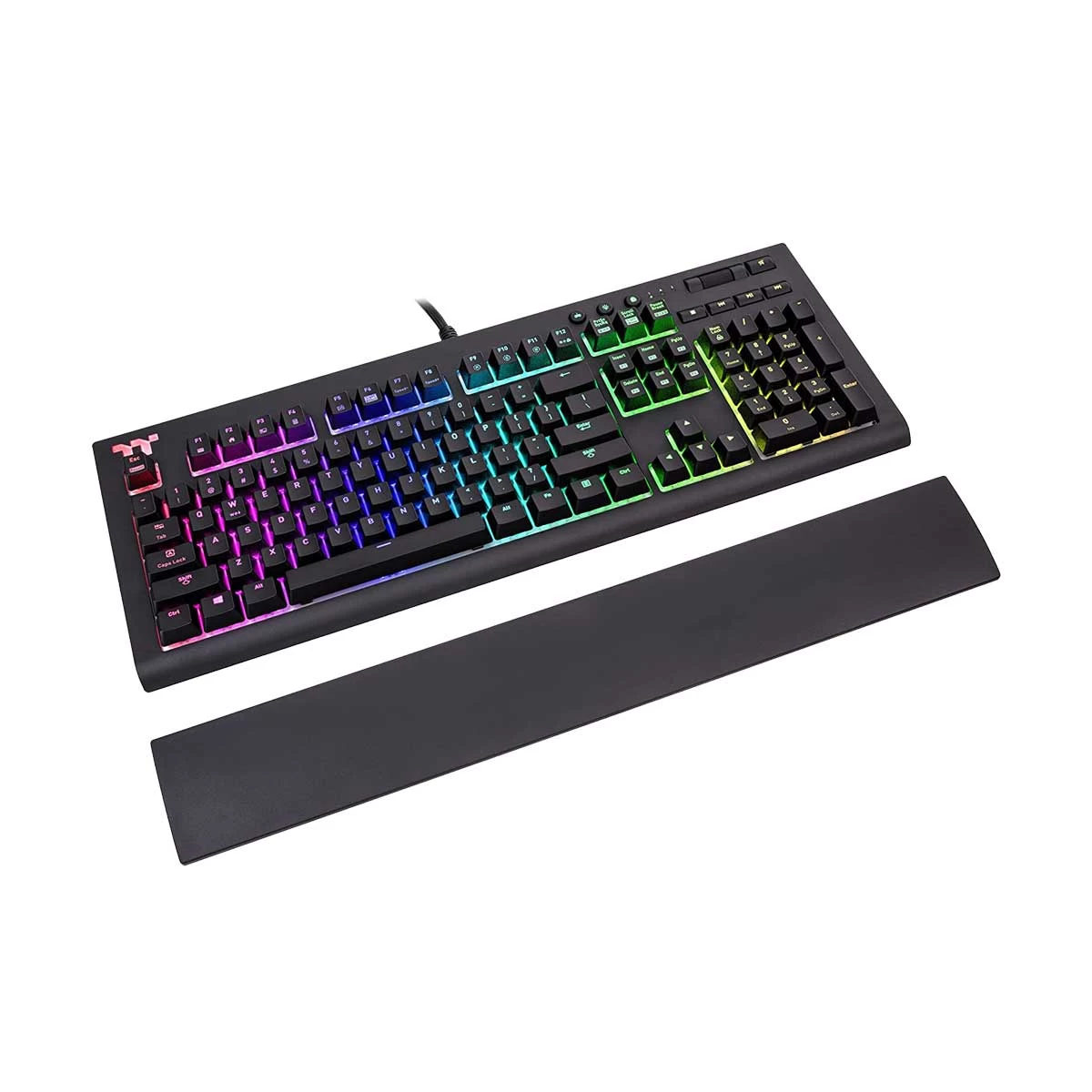 Thermaltake TT Premium X1 RGB Cherry MX Silver Wired Gaming Mechanical Black Keyboard