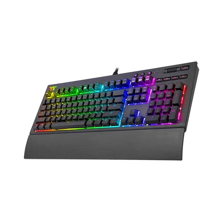 Thermaltake TT Premium X1 RGB Cherry MX Silver Wired Gaming Mechanical Black Keyboard