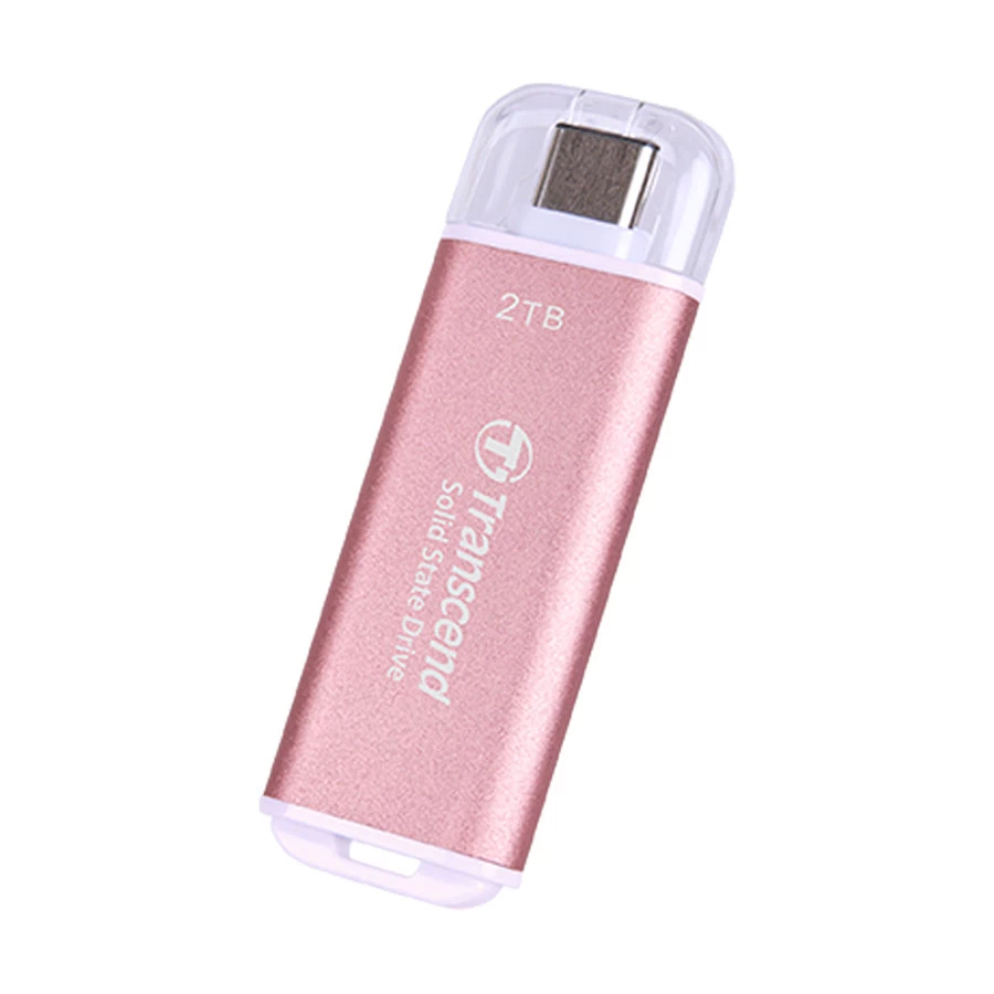 Transcend ESD300P 2TB USB Type-C OTG Pink Portable SSD