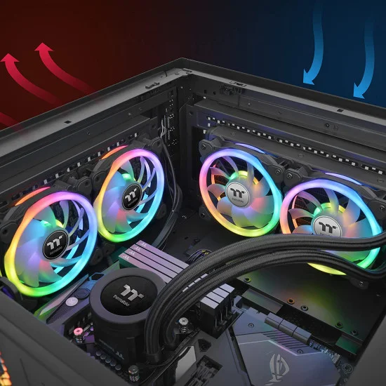 Thermaltake SWAFAN 12 RGB Radiator Fan TT Premium Edition (3-Fan Pack)