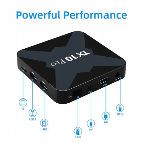 TX10 Pro 8K Android 8GB RAM 128GB ROM TV Box with Voice Control Remote