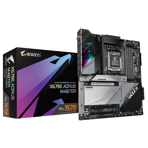 GIGABYTE X670E AORUS MASTER DDR5 AMD AM5 E-ATX Motherboard